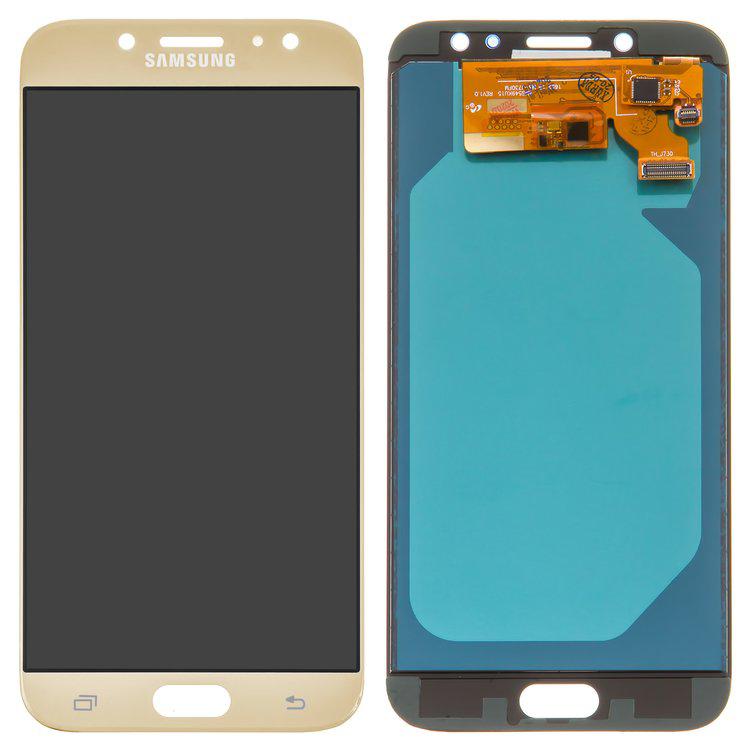 

Дисплей для Samsung J730 Galaxy J7 (2017), золотистий, із сенсорним екраном, з регулюванням яскравості, (TFT), Сopy