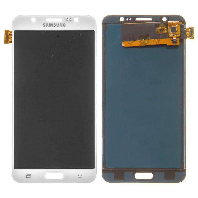

Дисплей для Samsung J710 Galaxy J7 (2016), білий, із сенсорним екраном, з регулюванням яскравості, (TFT), Сopy