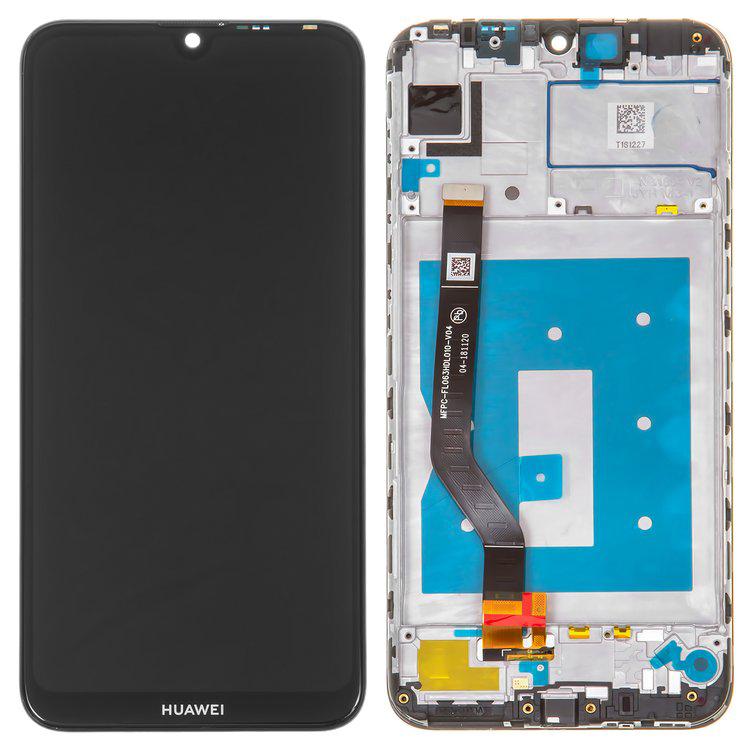 

Дисплей для Huawei Y7 (2019), чорний, із сенсорним екраном, з рамкою, High Copy, DUB-LX1