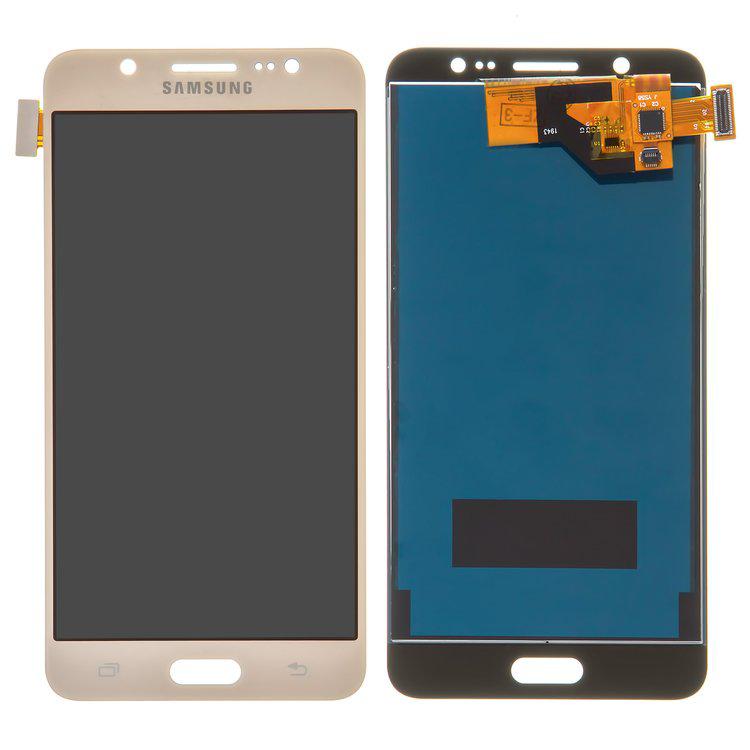 

Дисплей для Samsung J510 Galaxy J5 (2016), золотистий, із сенсорним екраном, з регулюванням яскравості, (TFT), Сopy