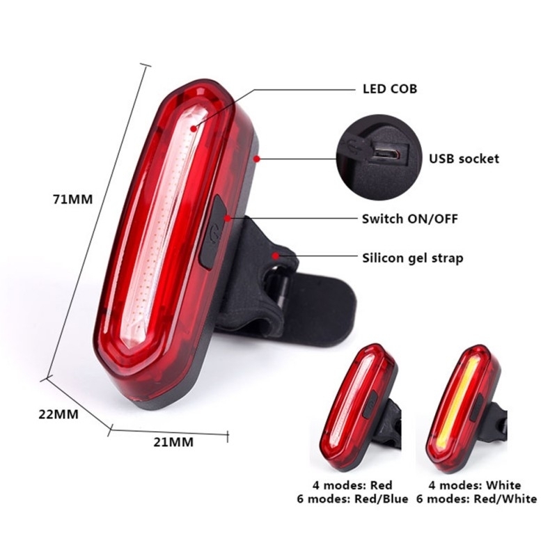 

Фонарь габаритный задний (стекло) BC-TL5434 LED, USB красный