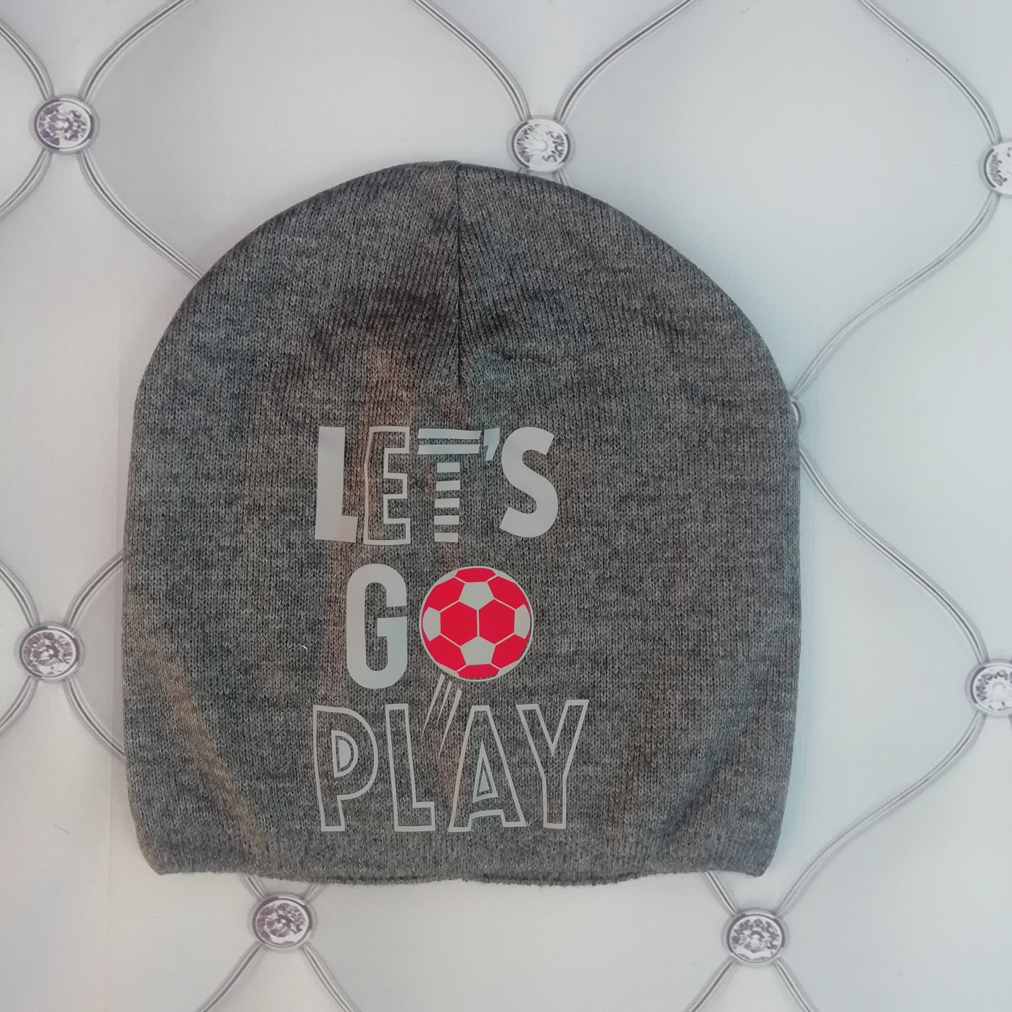 

Шапка мальчику Let`s Go вязаная - темно-серый, Шапка мальчику Let`s Go вязаная 50-52 темно-серый
