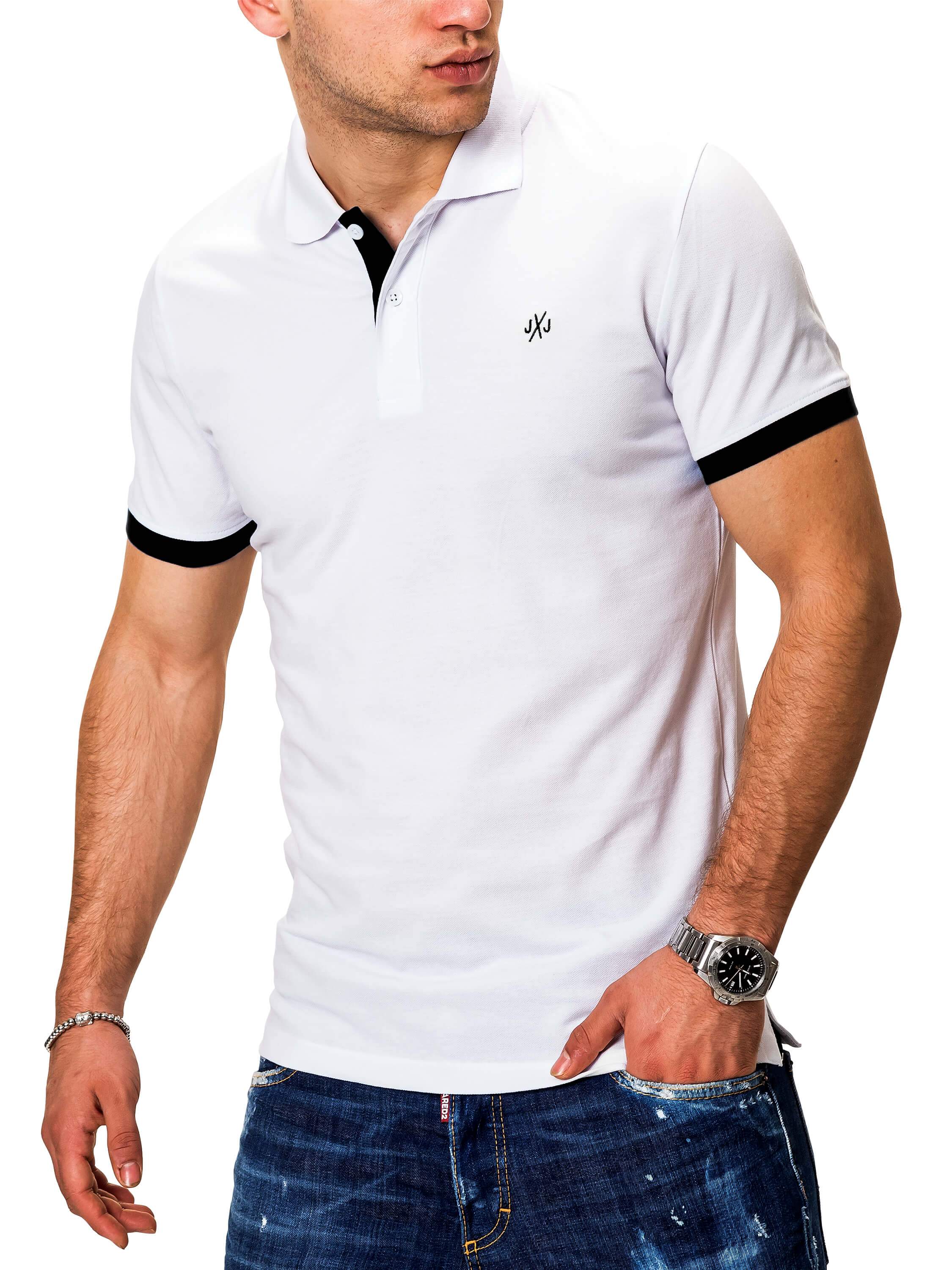 

Поло Jack & Jones White/Black  белый, Поло Jack & Jones White/Black XL белый