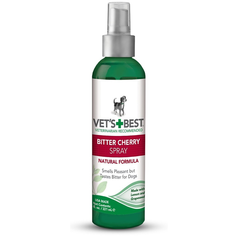 

Спрей-антигрызин для собак Vet's Best Bitter Cherry Spray со вкусом горькой вишни 221 мл