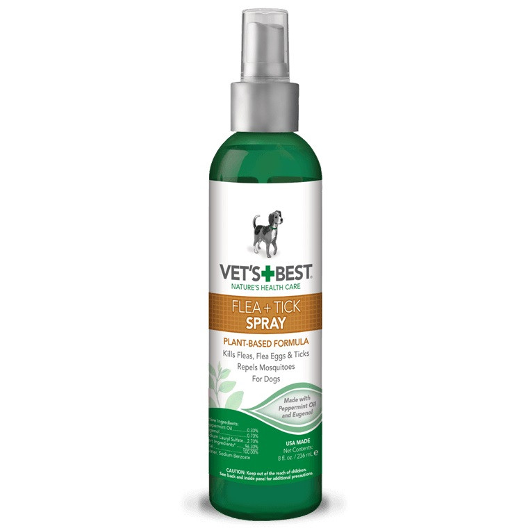 

Спрей от блох, клещей и москитов для собак Vet's Best Flea&Tick Spray 236 мл