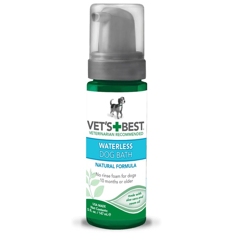 

Моющая пена для собак для экспресс чистки без воды Vet's Best Waterless Dog Bath 147 мл