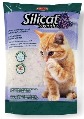 

Наполнитель силикагелевый для кошек Padovan Silicat Lavender с лавандой 5 л