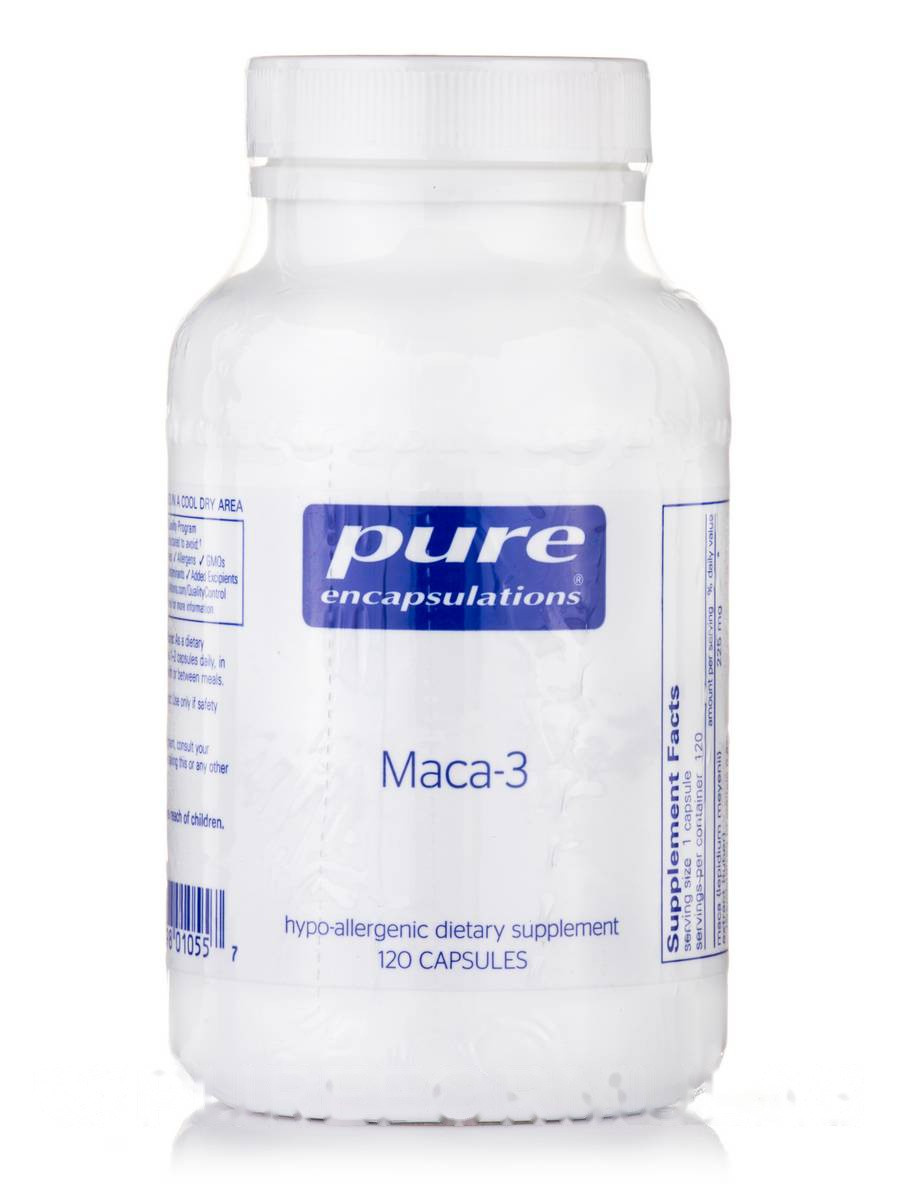 

Мака-3 Pure Encapsulations Maca-3 550 мг 120 капсул