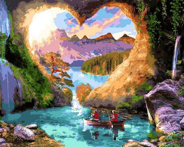 

Картина по номерам Пещера любви, 40x50 см., Mariposa