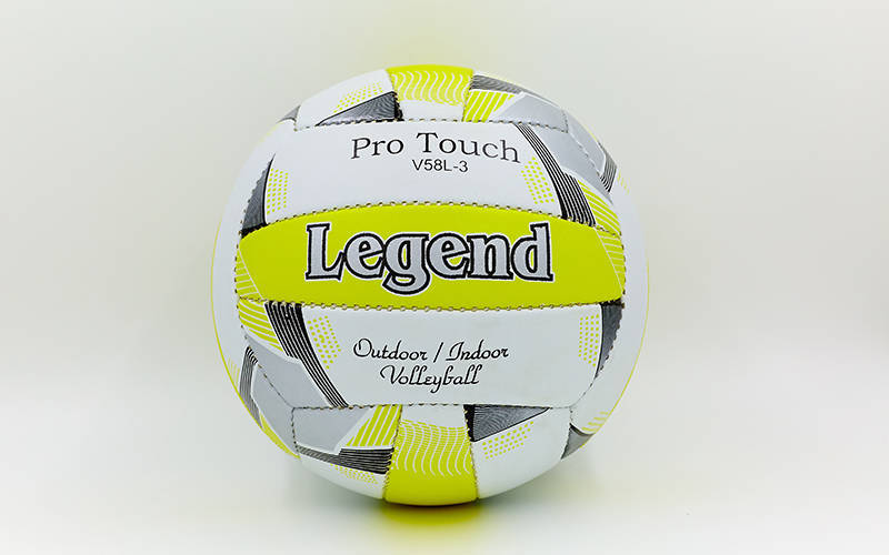 

Мяч волейбольный PU LEGEND LG5403 (PU, №5, 3 слоя, сшит вручную)