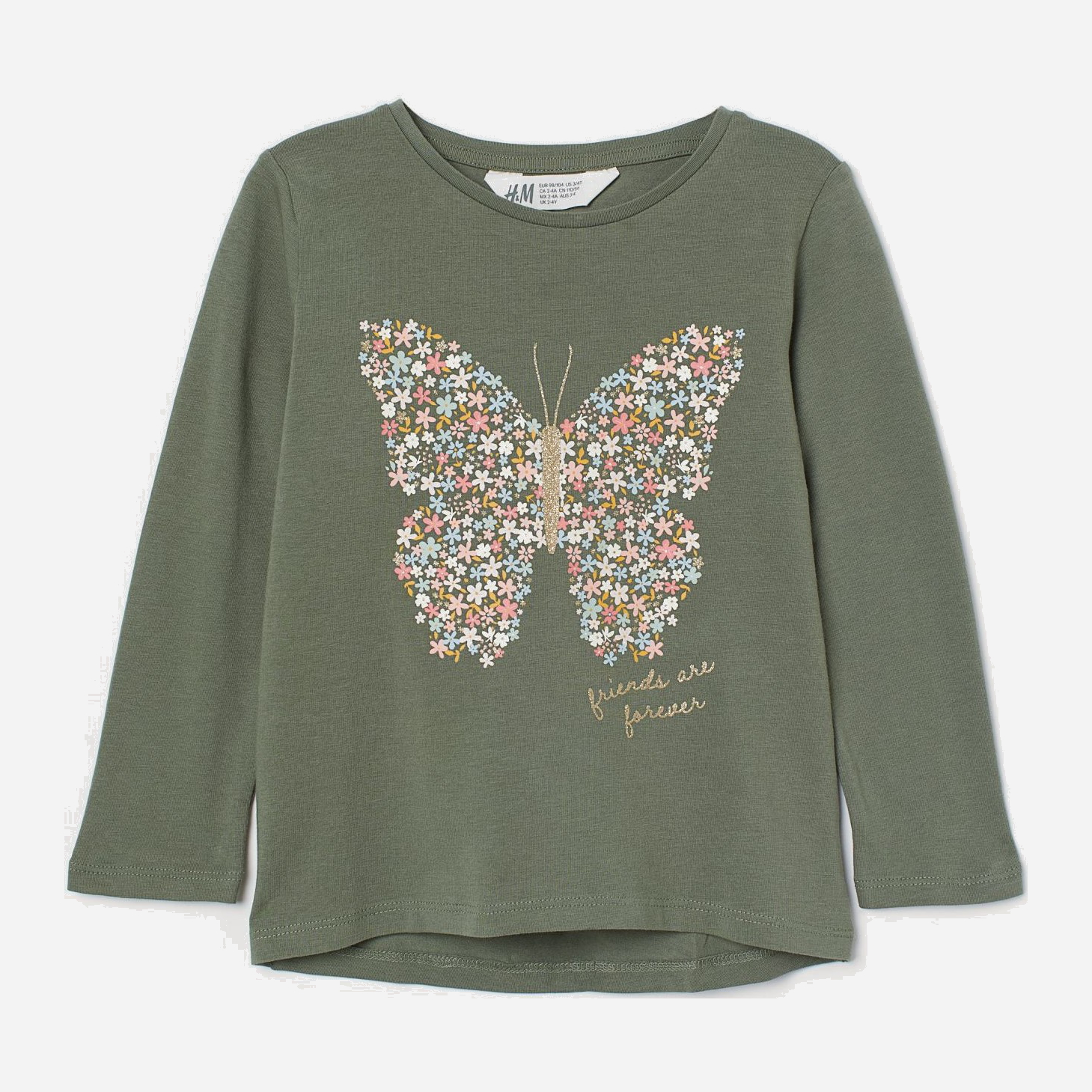 

Лонглив H&M zh0922700 134-140 см Хаки