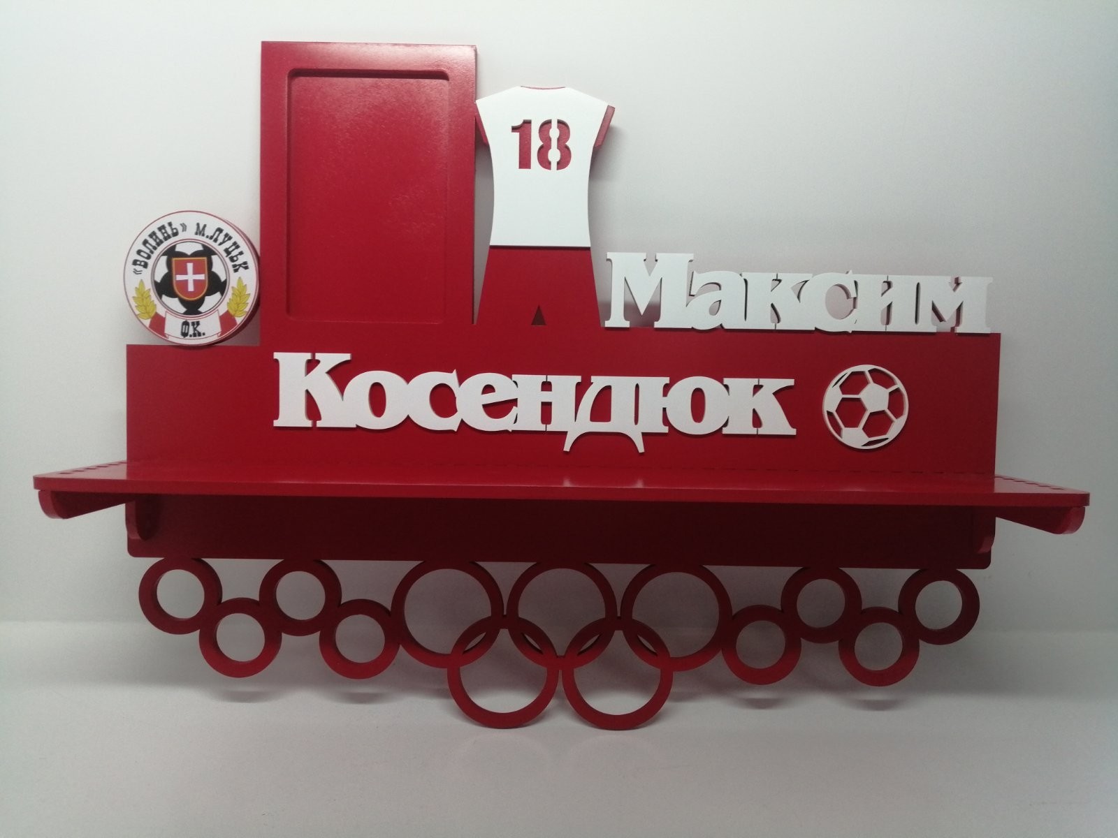 

Медальниця Резанок Футбол 50х35 см (Football Volyn 0122)