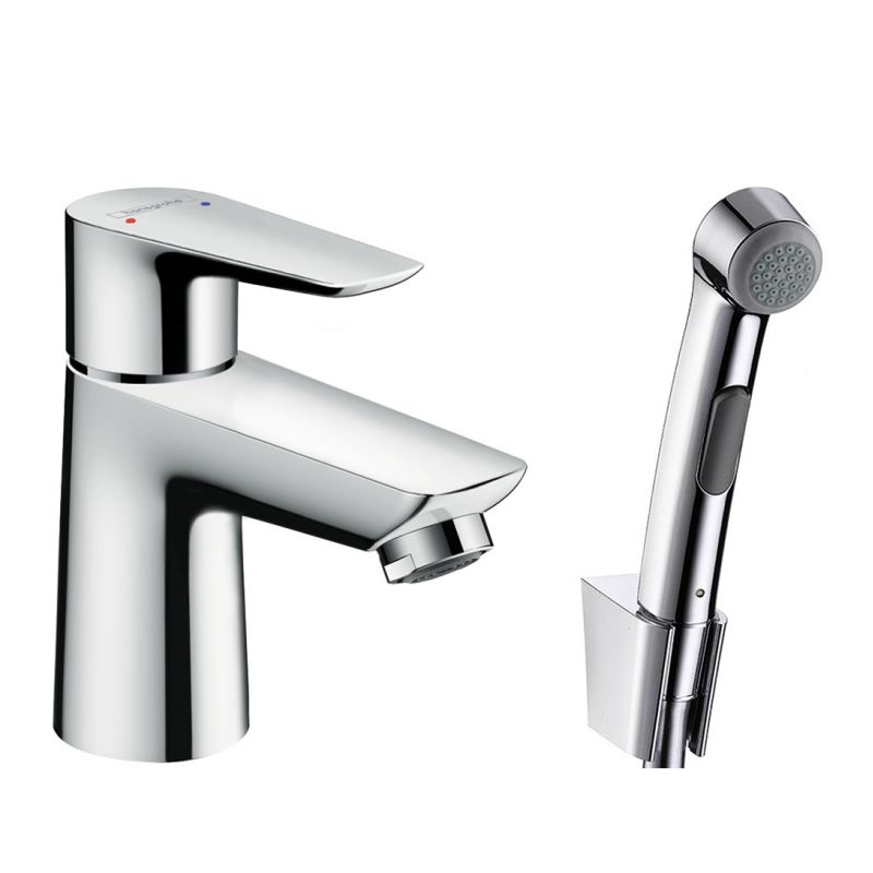 

Смеситель для умывальника Hansgrohe Talis E 110 с гигиенической лейкой, хром (71729000)