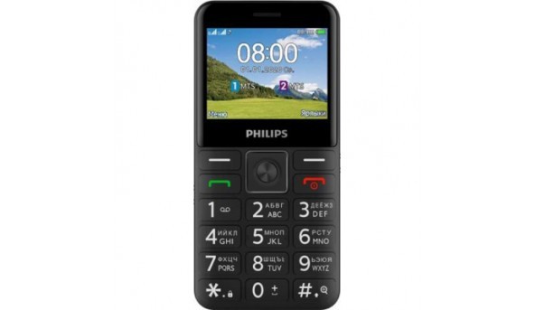 

Мобильный телефон Philips Xenium E207 Black