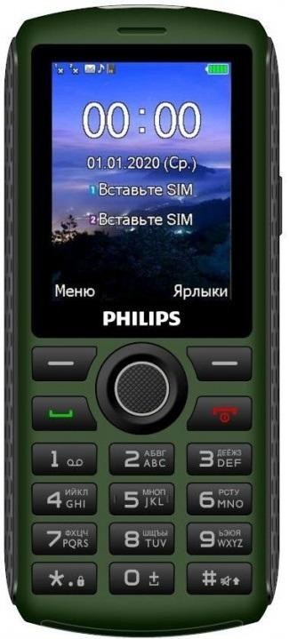 

Мобильный телефон Philips Xenium E218 Green