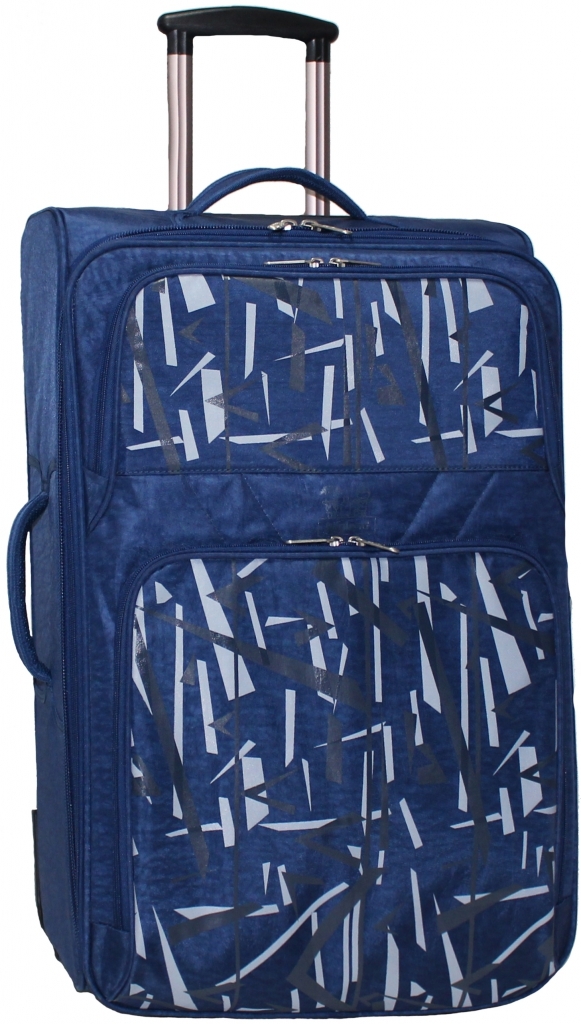 

Чемодан большой Bagland Leon, 70 л., 68х43х24 см., синий, (003767027)