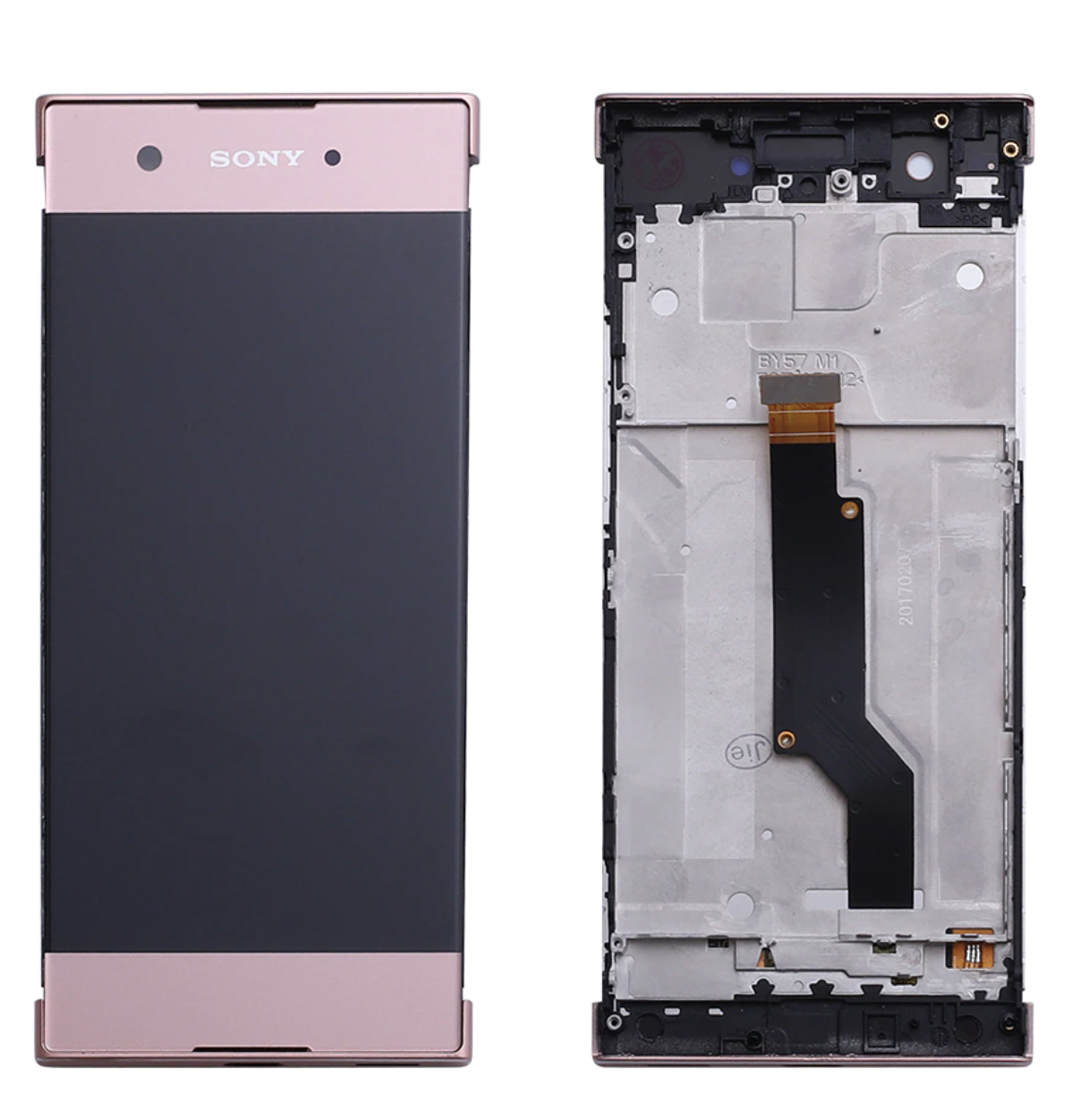 

Дисплей (экран) для Sony G3112 Xperia XA1 Dual/G3116/G3121/G3123/G3125 + тачскрин, розовый , с передней панелью High Copy