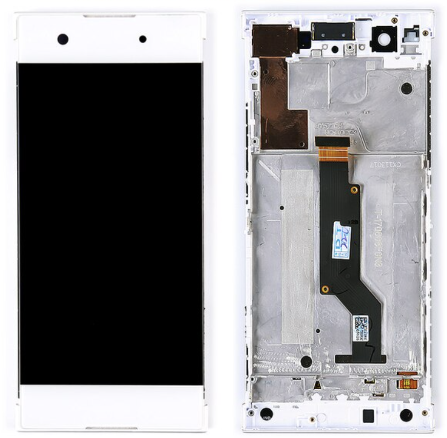 

Дисплей (экран) для Sony G3112 Xperia XA1 Dual/G3116/G3121/G3123/G3125 + тачскрин, белый , с передней панелью High Copy