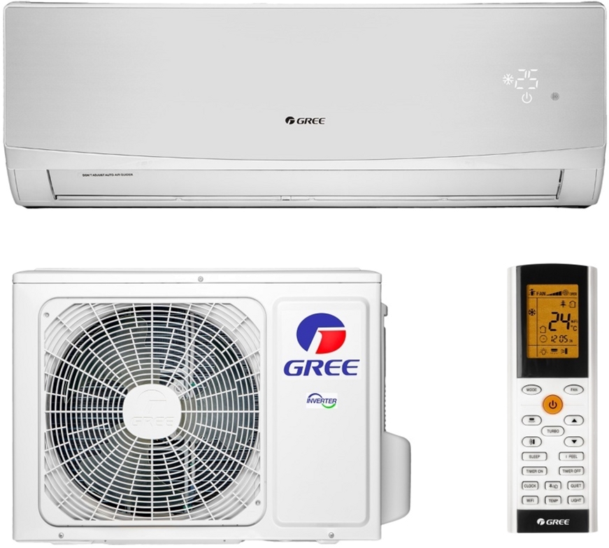 

Кондиционер GREE GWH18QD-K6DND2D LOMO INVERTER Wi-Fi WHITE