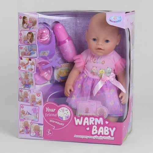 

Пупс функциональный Warm Baby WZJ 058 A-583