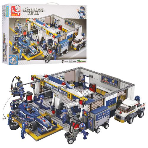 

Конструктор «SLUBAN» «Автогонки», машинки, 741 деталь(M38-B0356)