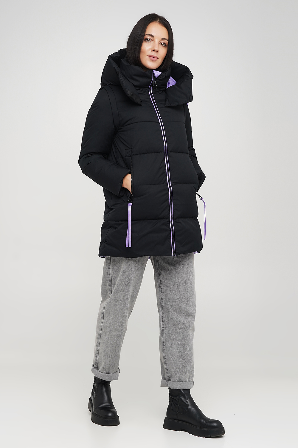 

Куртка зимняя Towmy 3205 черный 001 XXL (р)
