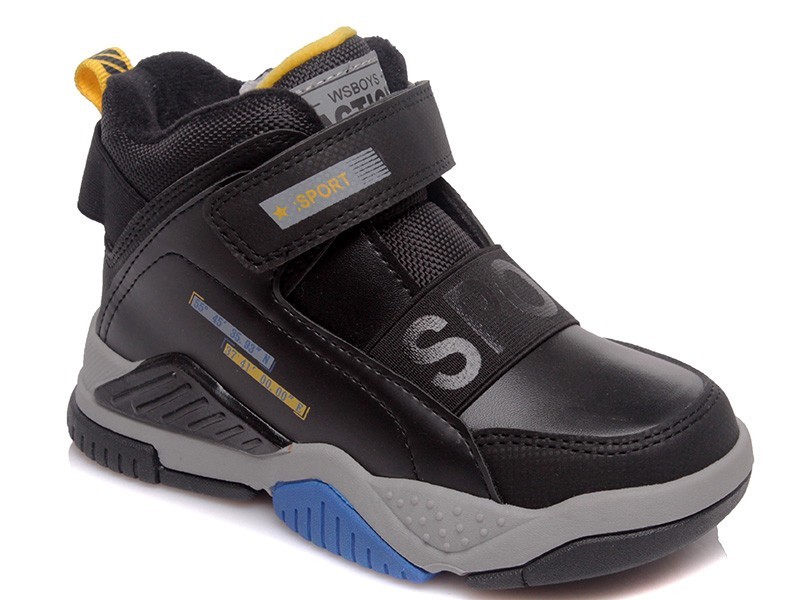 

Черевики демисезонні Weestep 28р. (18см) чорні з сірим