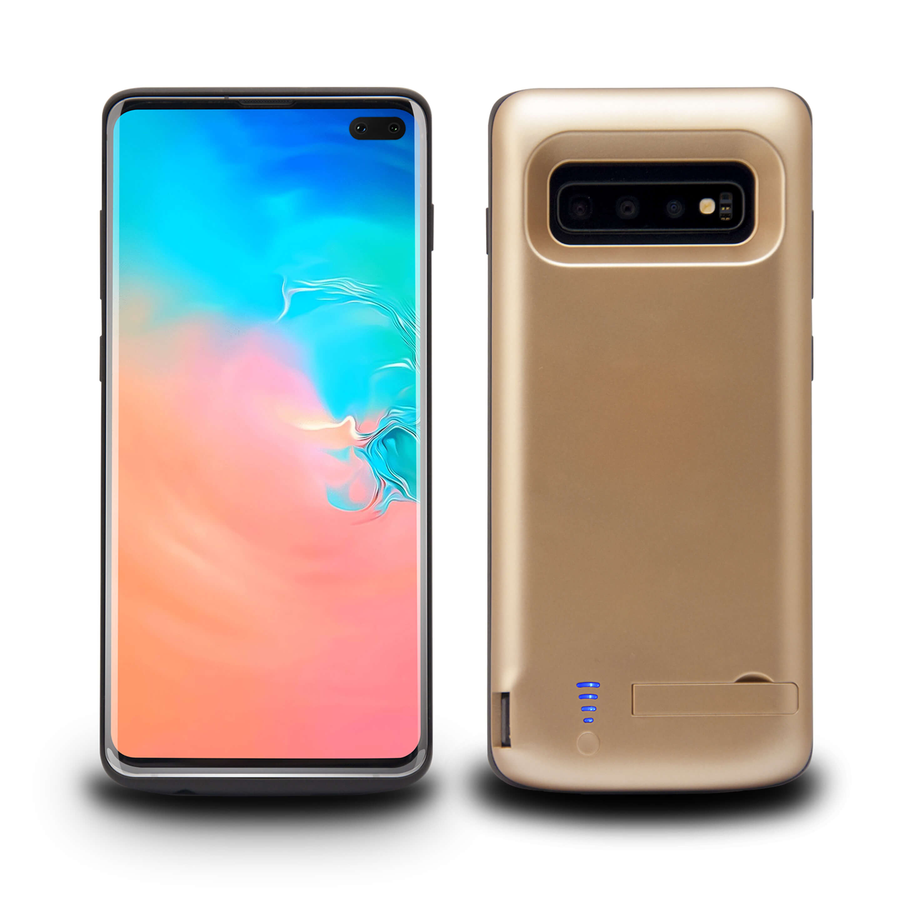 

Чехол аккумулятор iBattery для Samsung S10 Plus gold 6000 mAh