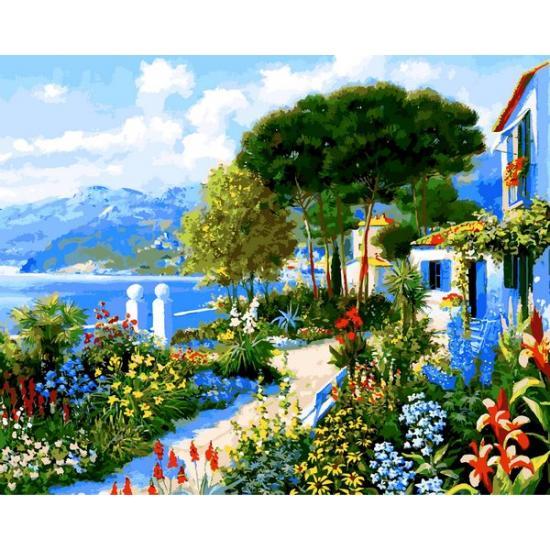 

Картина по номерам VP1292 Сад у дома VP1292, Babylon, 40x50 см.
