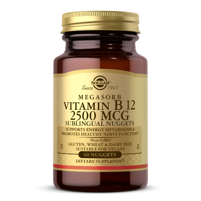 

Витамин В12 Solgar (Vitamin B12) 2500 мкг 60 таблеток