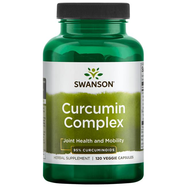 

Куркумин комплекс с БиоПерином Swanson (Curcumin Complex with BioPerine) 350 мг 120 капсул