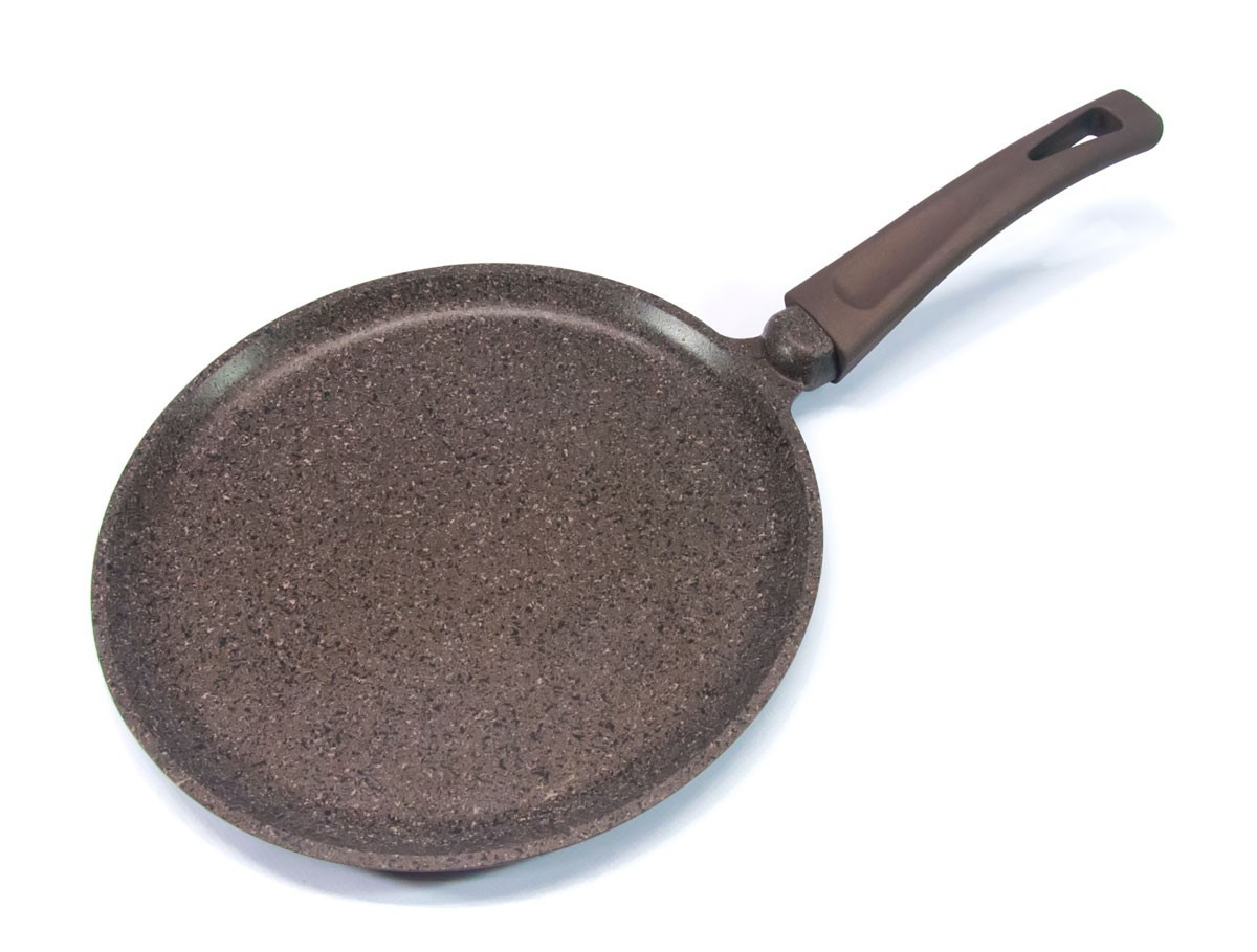 

Сковорода блинная Биол Гранит Браун 26083I 26 см индукция алюминиевая антипригарная