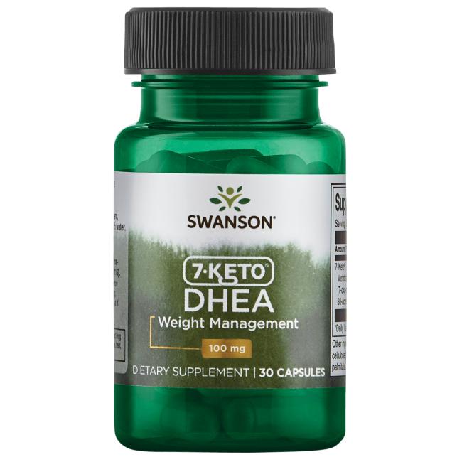 

7-Кето ДГЭА Swanson (7-Keto DHEA) 100 мг 30 капсул