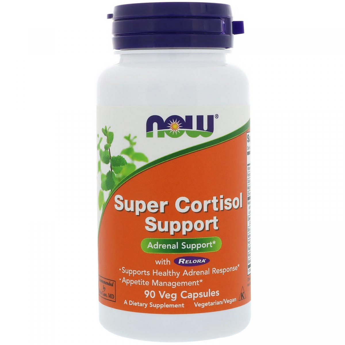 

Поддержка супер кортизолом, Now Foods, 90 растительных капсул