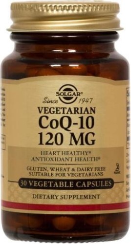 

Коэнзим Q10 вегетарианский Solgar (Vegetarian CoQ10) 120 мг 30 капсул