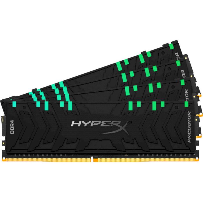 

Модуль памяти HYPERX Predator RGB DDR4 3200MHz 128GB Kit 4x32GB (HX432C16PB3AK4/128)