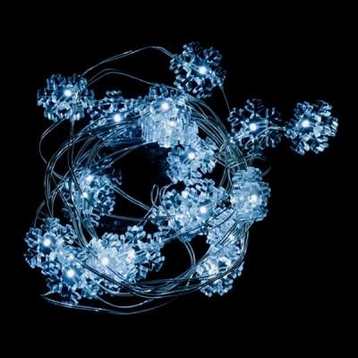 

Гирлянда Luca Lighting гирлянда Струна со снежинками, 2,3 м, холодный белый (8718861684278)