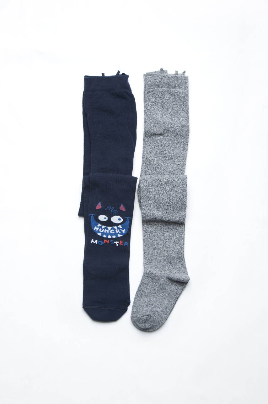 

Колготы Модный карапуз 92-98 сірий+синій "Monster" 101-9035001-0