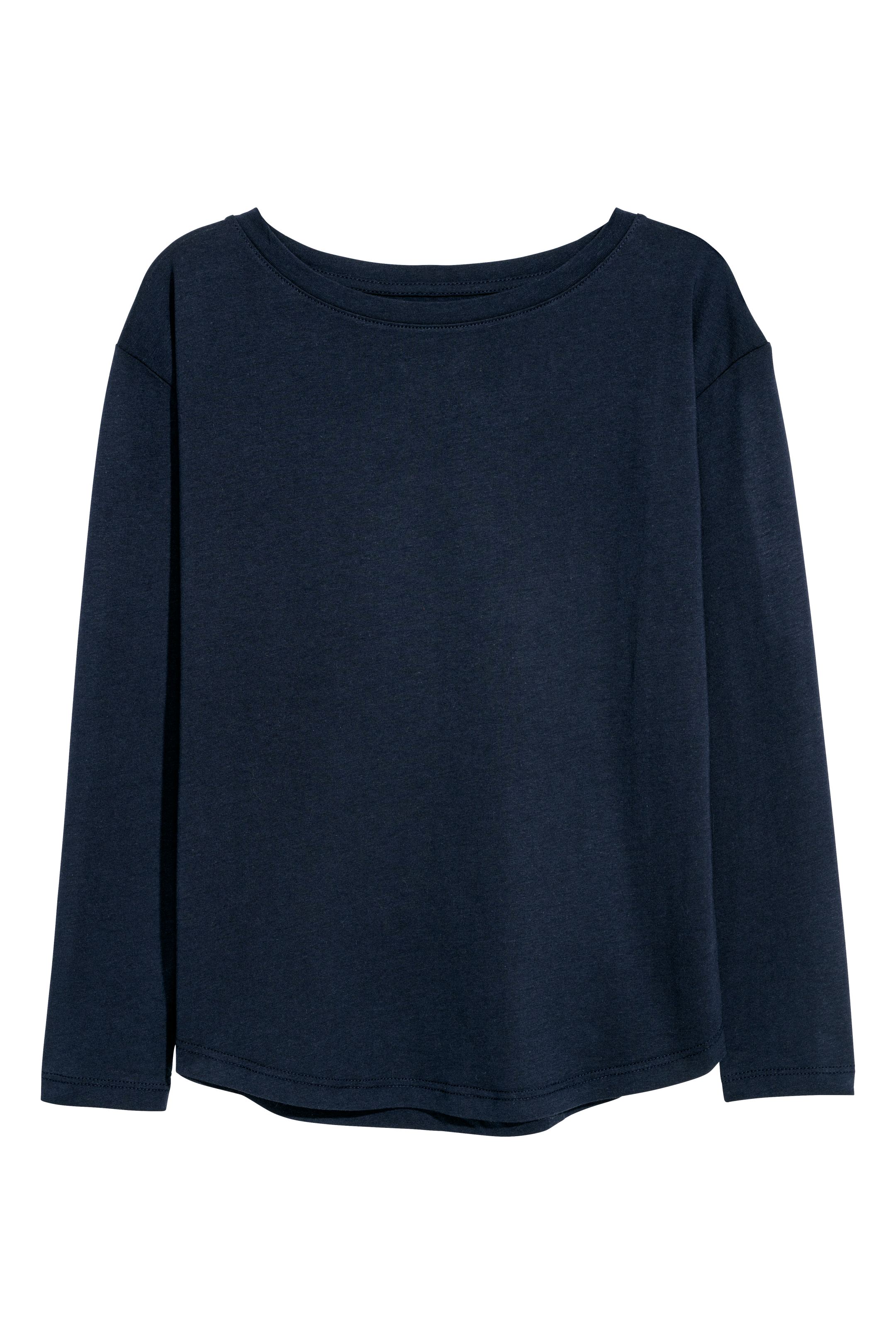 

Лонгслив H&M 146 152см (58) темно синий 5883307