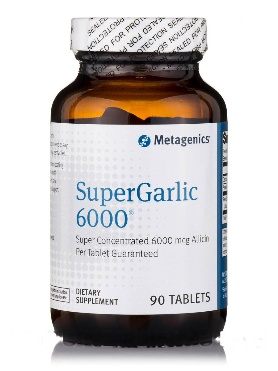 

Чеснок Metagenics (SuperGarlic) 6000 мкг 90 таблеток