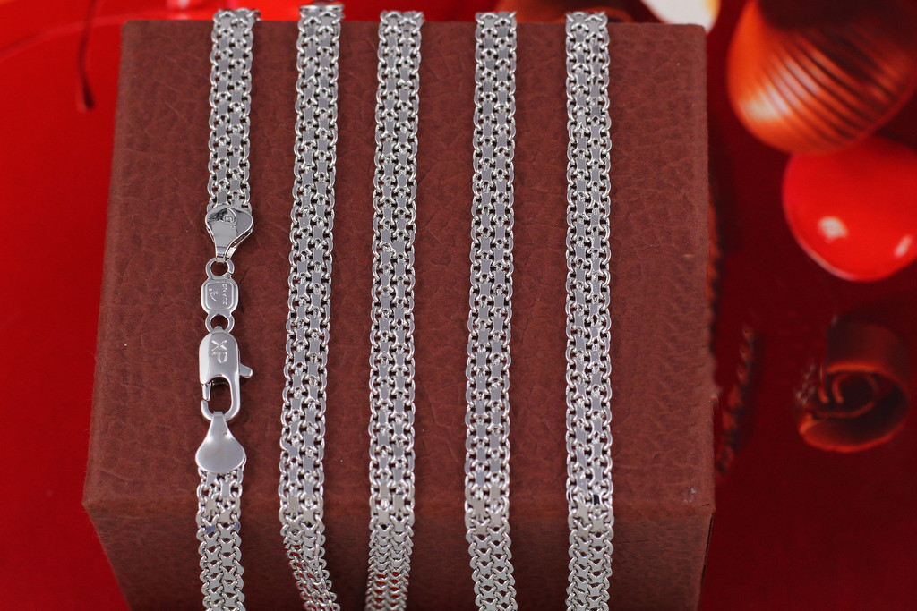 

Цепь Xuping Jewelry бисмарк 60 см 6 мм серебристая