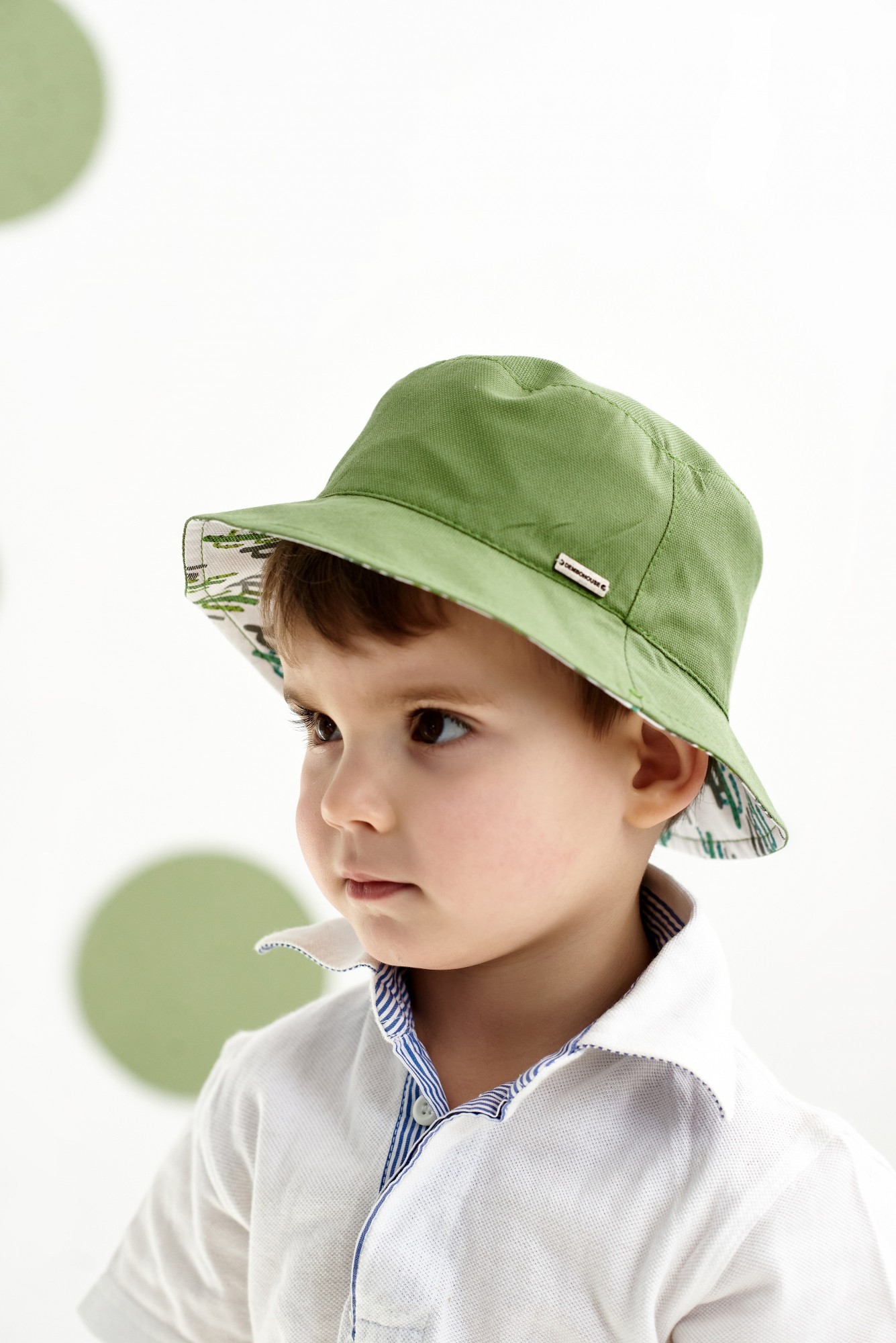 

Панама для хлопчика DEMBOHOUSE Еліас 50 Хакі