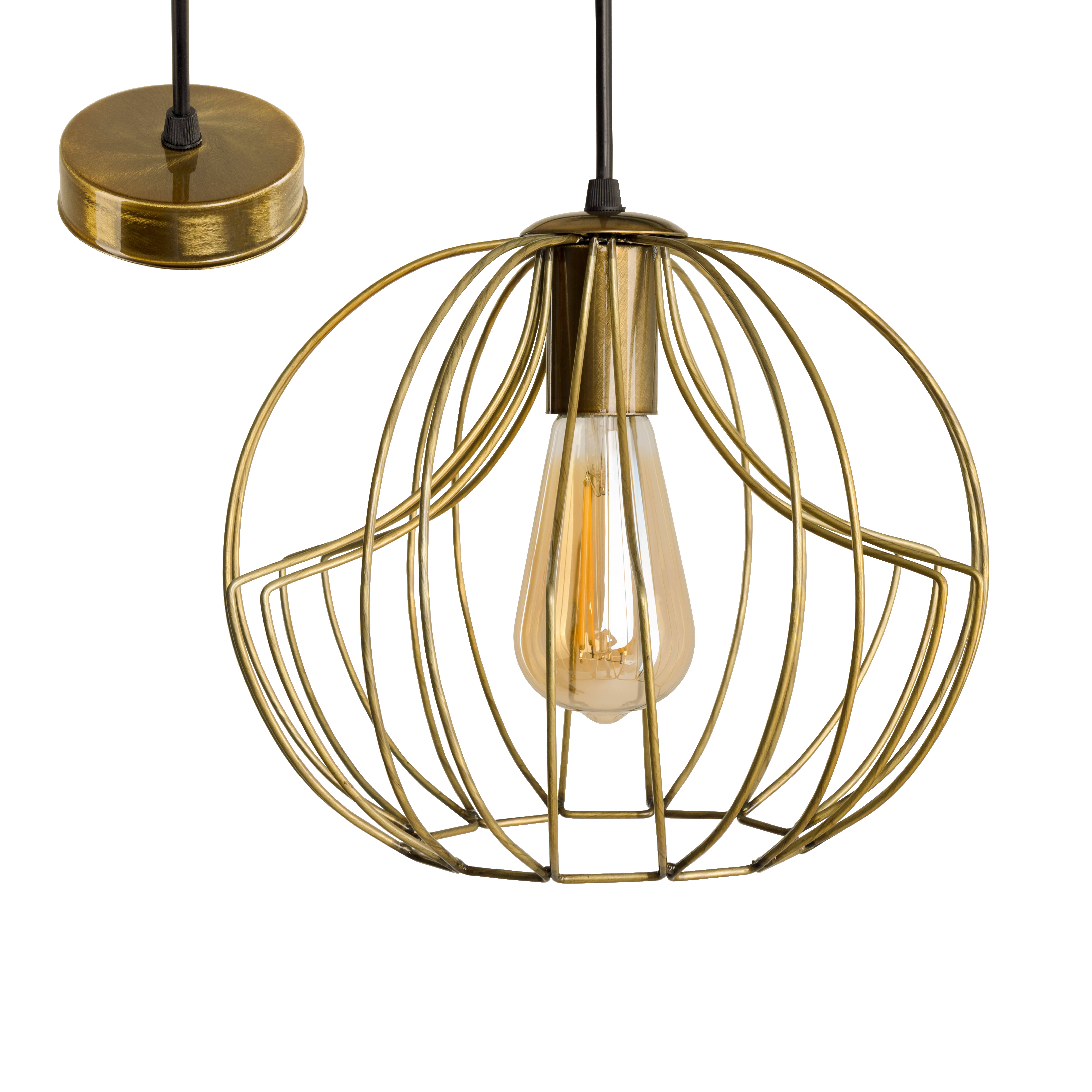 

Люстра подвесная потолочная Gloster Р270 AnticGoldL (1544)