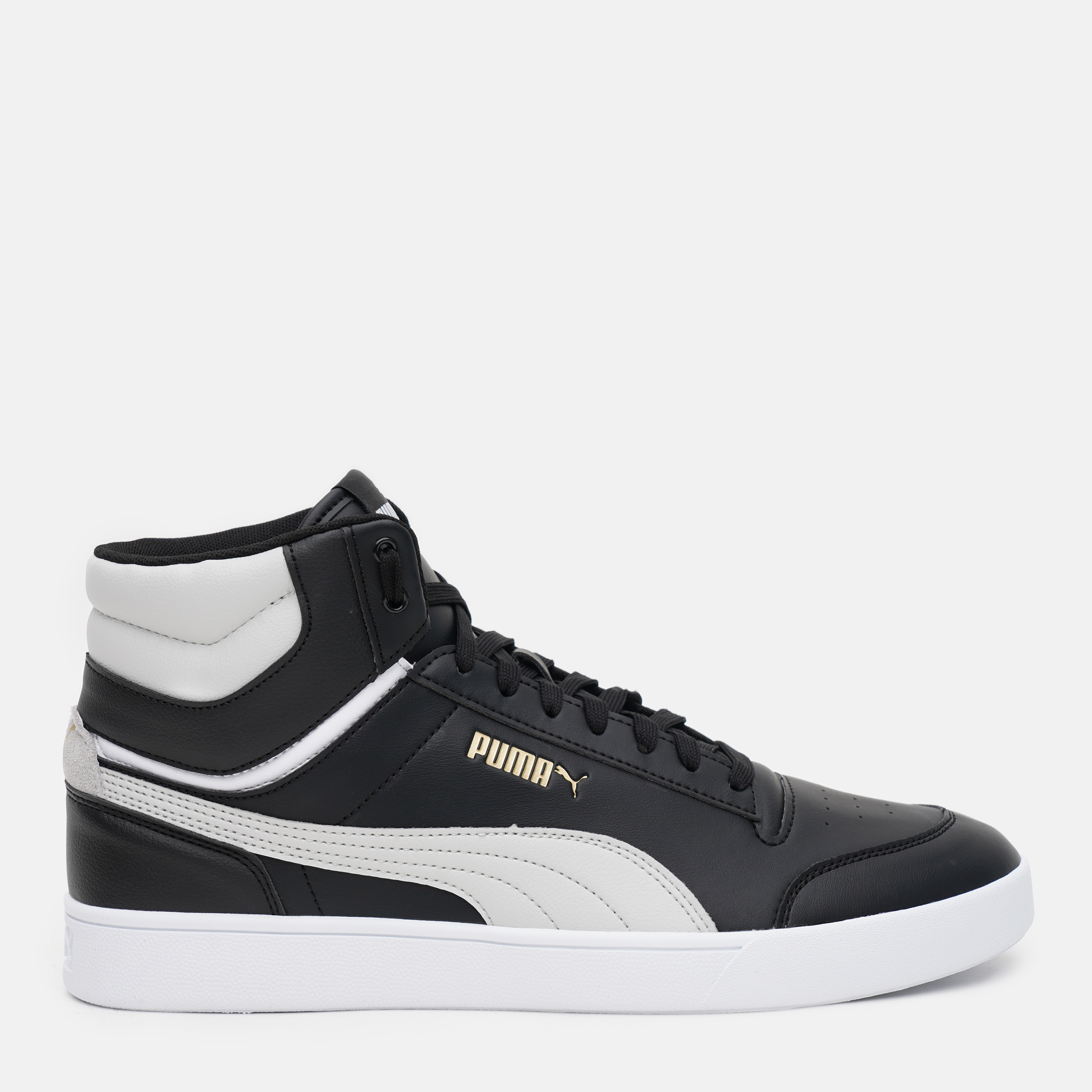 

Ботинки Puma Shuffle Mid 38074802 46 (11) 30 см Puma Black-Gray Violet-Puma Team Gold-Puma White