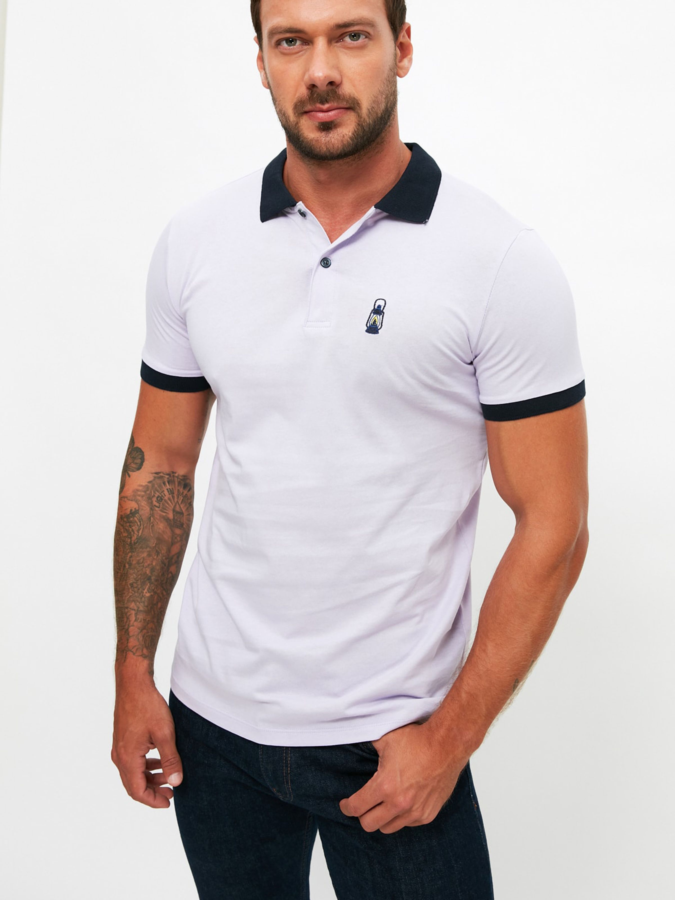 

Поло Trendyol TMNSS21PO0254-10 M Lila