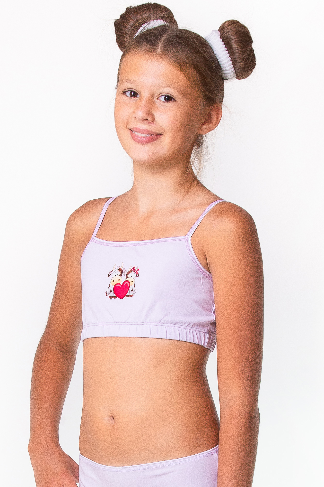 

Топ дівчачий KOSTA 0032-9 122-128 Бузковий