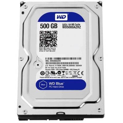 

Накопитель HDD SATA 500GB WD Blue 5400rpm 64МB (WD5000AZRZ )