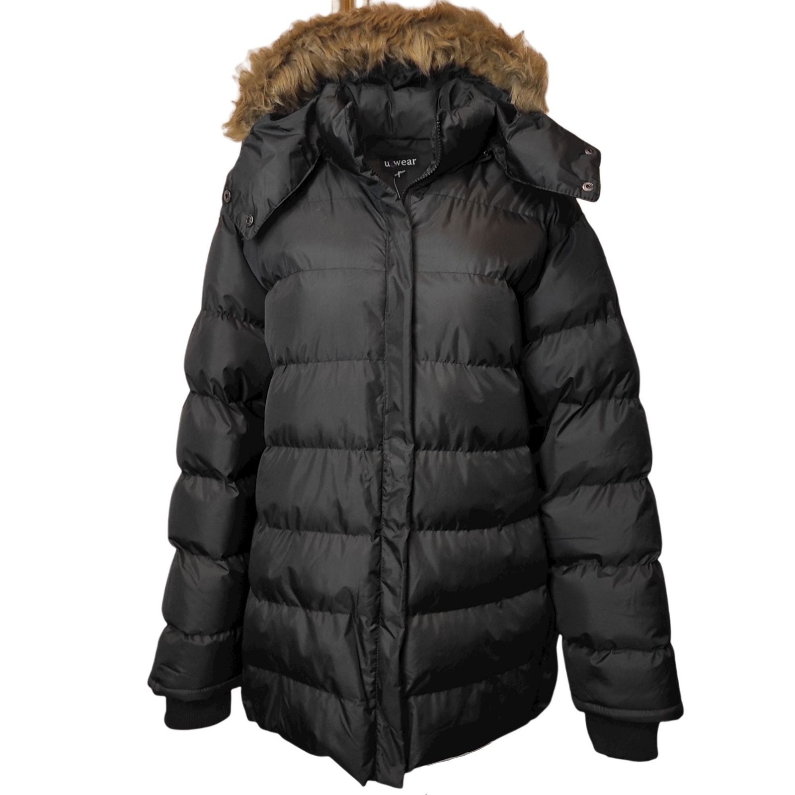 

Женская зимняя куртка U2Wear с сьемным капюшоном и отделкой из искусственного меха, черный, 2417-6B3X, размер, Женская зимняя куртка U2Wear с сьемным капюшоном и отделкой из искусственного меха, черный, 2417-6B3X, размер 3XL