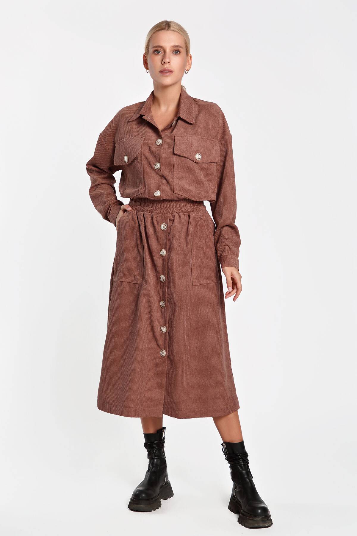 

Спідниця NENKA 3249-с01 XL Мокко ( 2479-XL)
