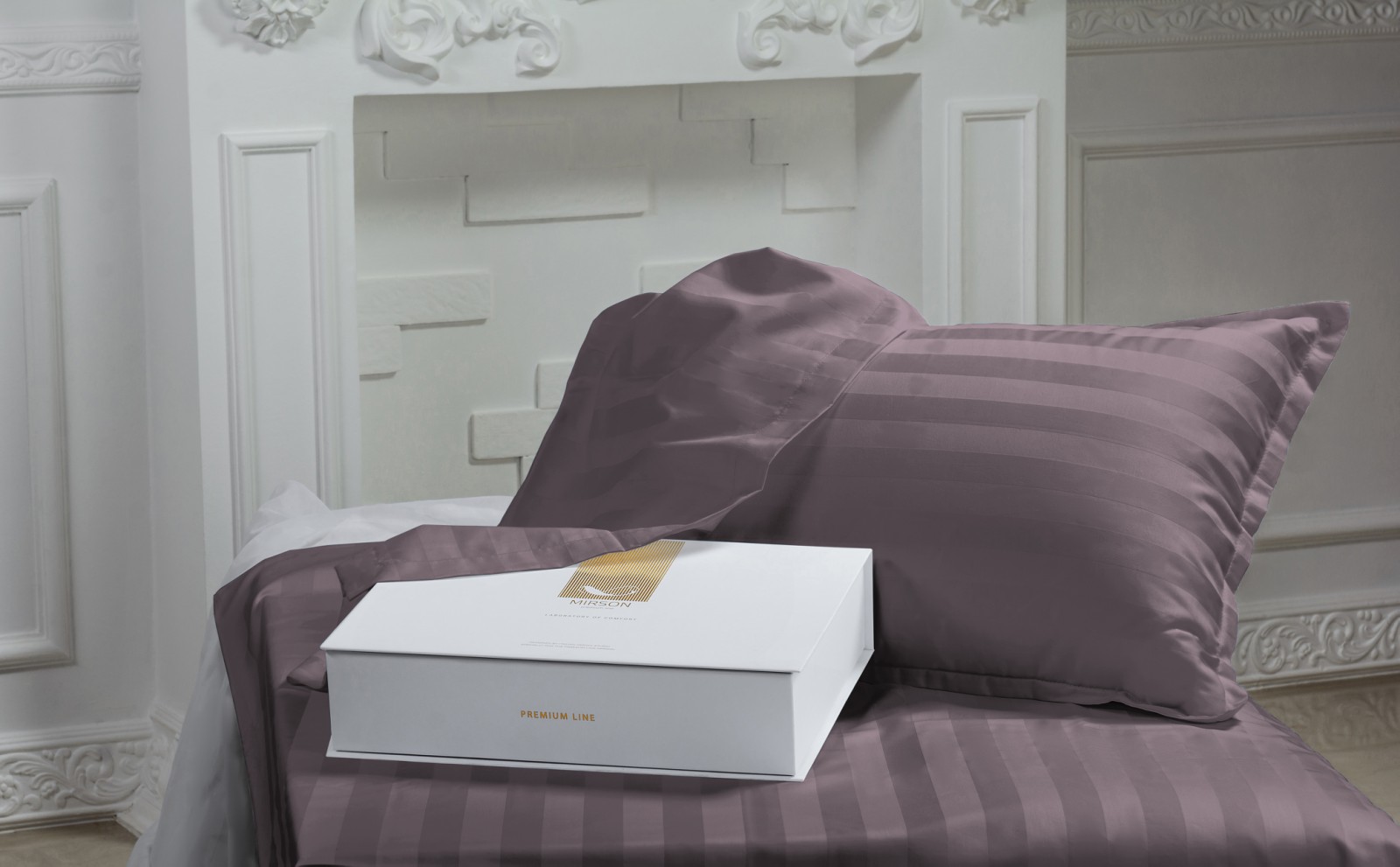 

Комплект постельного белья MirSon Сатин Premium жаккард Peony 1-спальный